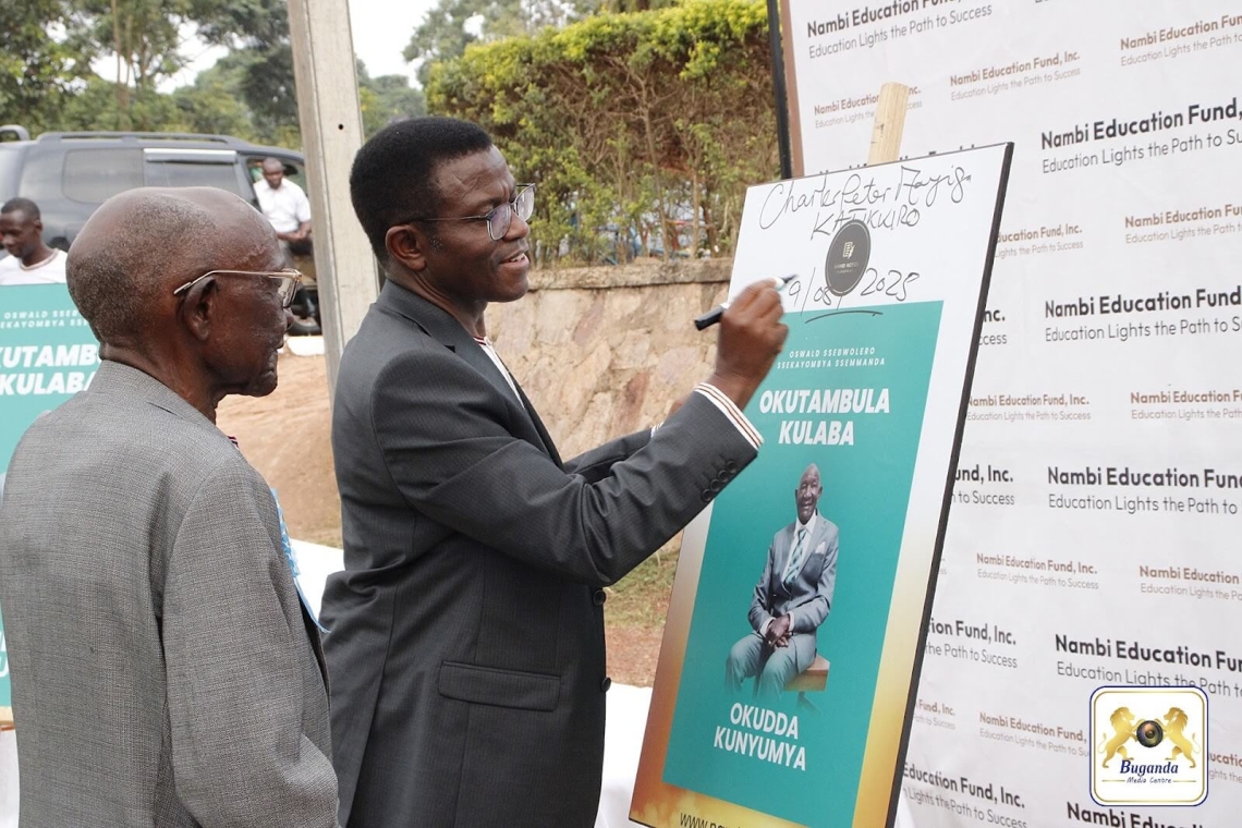 Katikkiro launches new book Okutambula Kulaba, Okudda Kunyumya 